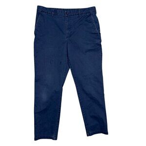 Croft & Barrow Classic Fit Cinos Easy Care Pants Cotton Stretch Pants Blue 36x31
